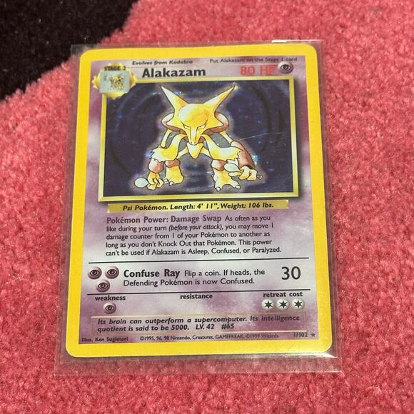 Alakazam #1 – Pokémon Base Set – As Pictured - Picture 2 of 7